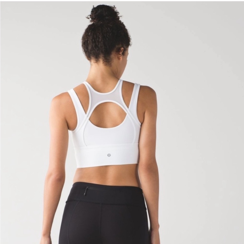 LULULEMON Double Tap Bra Il white size 12